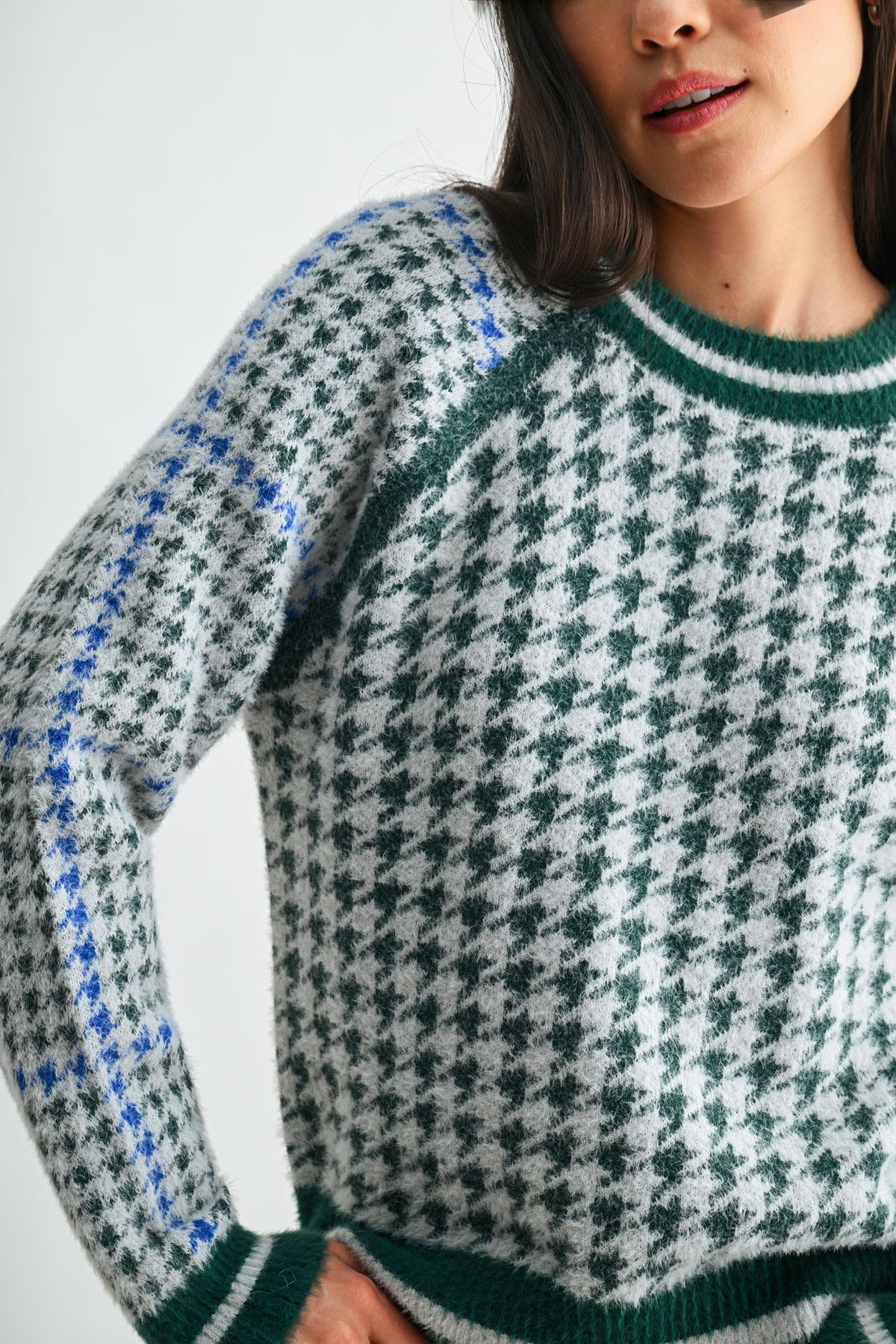 Forest Long Sleeve Raglan Sleeve Sweater