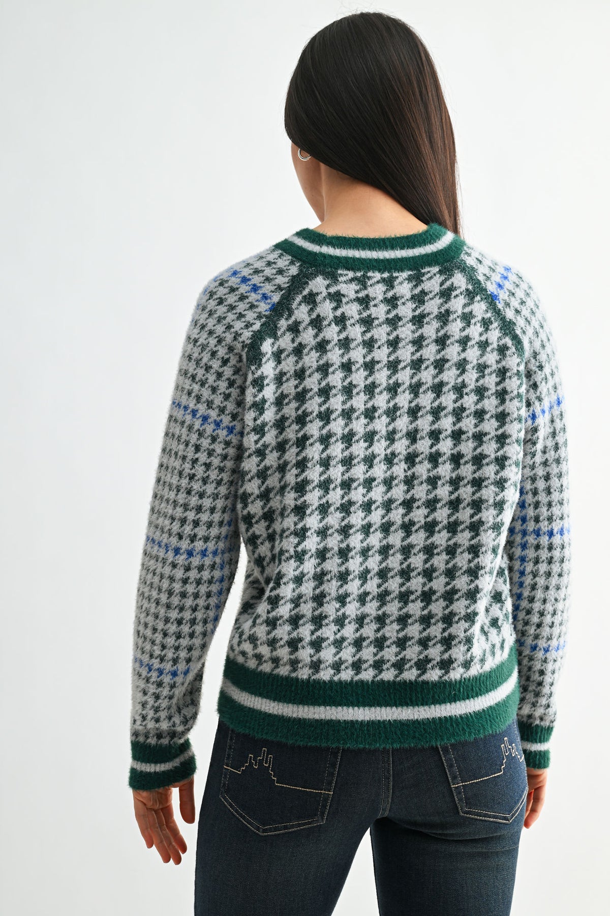 Forest Long Sleeve Raglan Sleeve Sweater