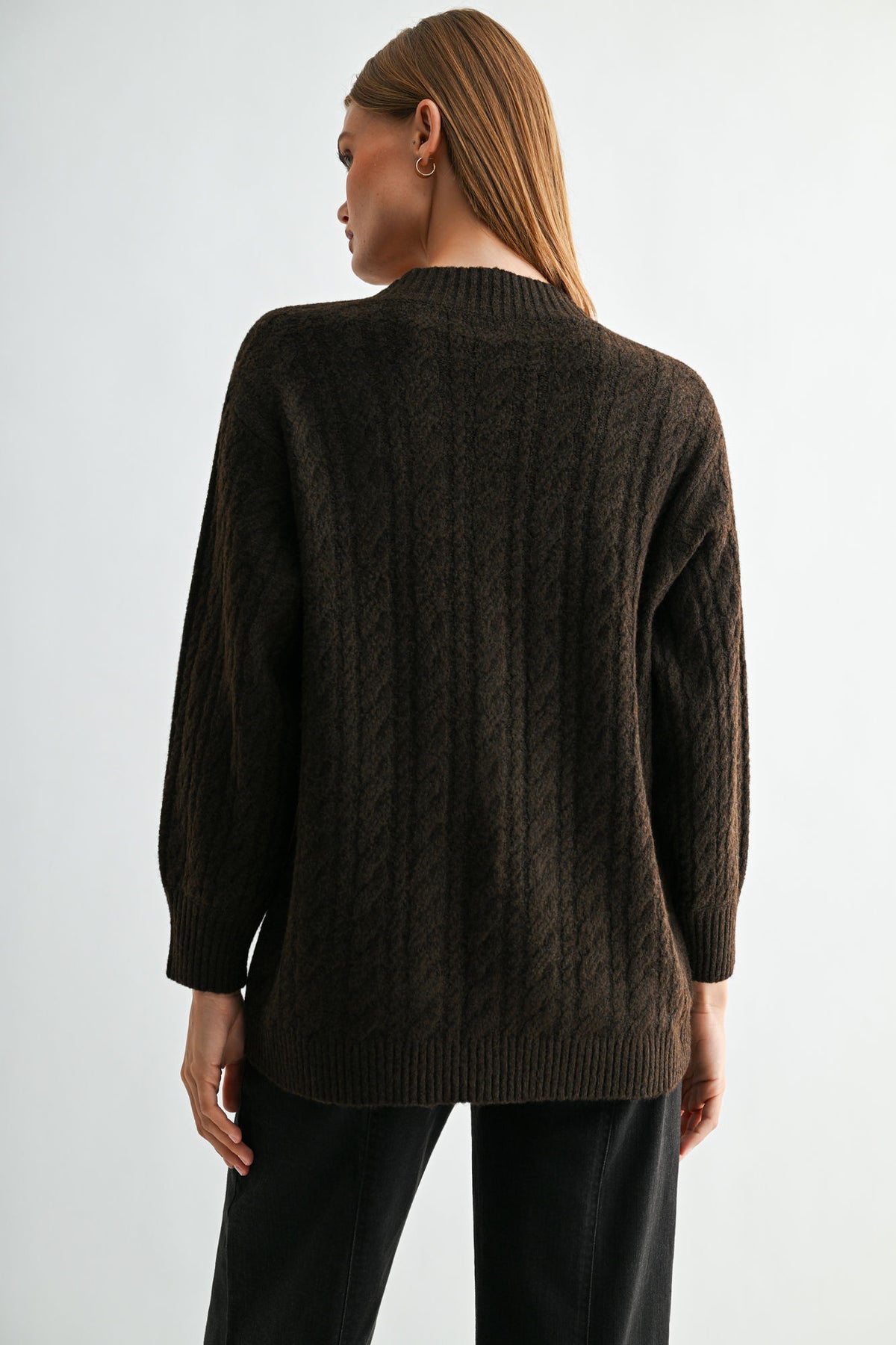 Fudge Long Sleeve Cocoon Cardigan