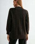 Fudge Long Sleeve Cocoon Cardigan