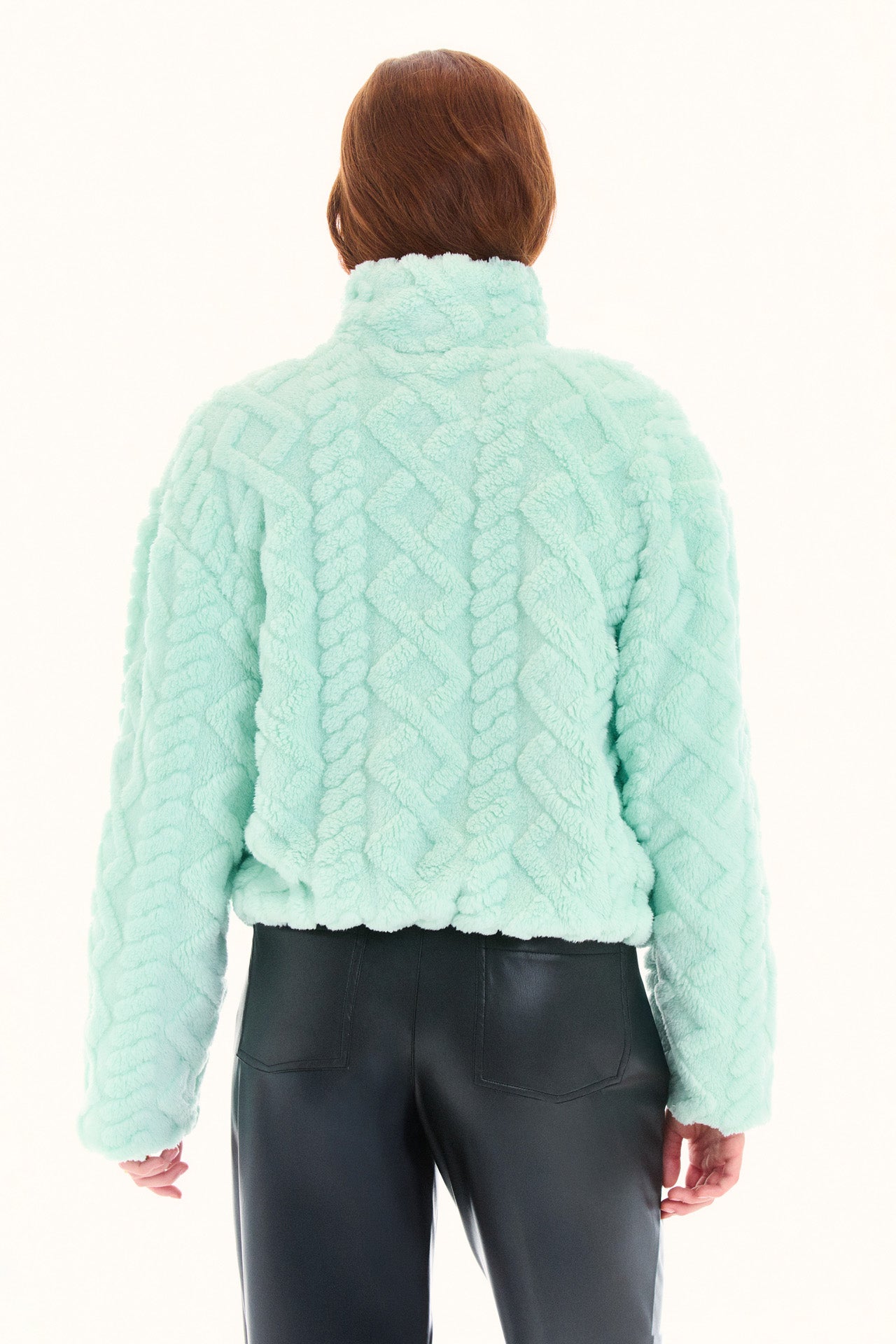 Mint Faux-Fur Jacket