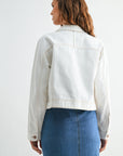 Slant Pocket Jacket Ivory