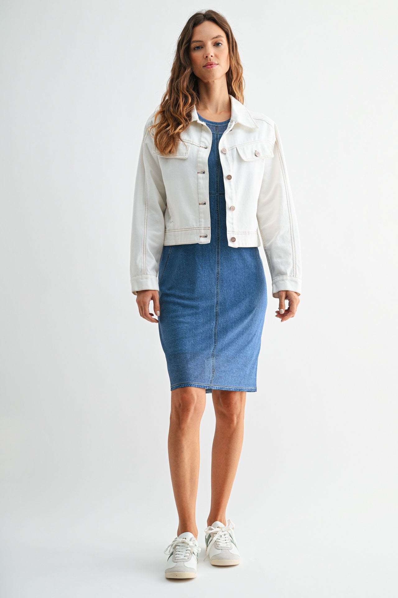 Slant Pocket Jacket Ivory