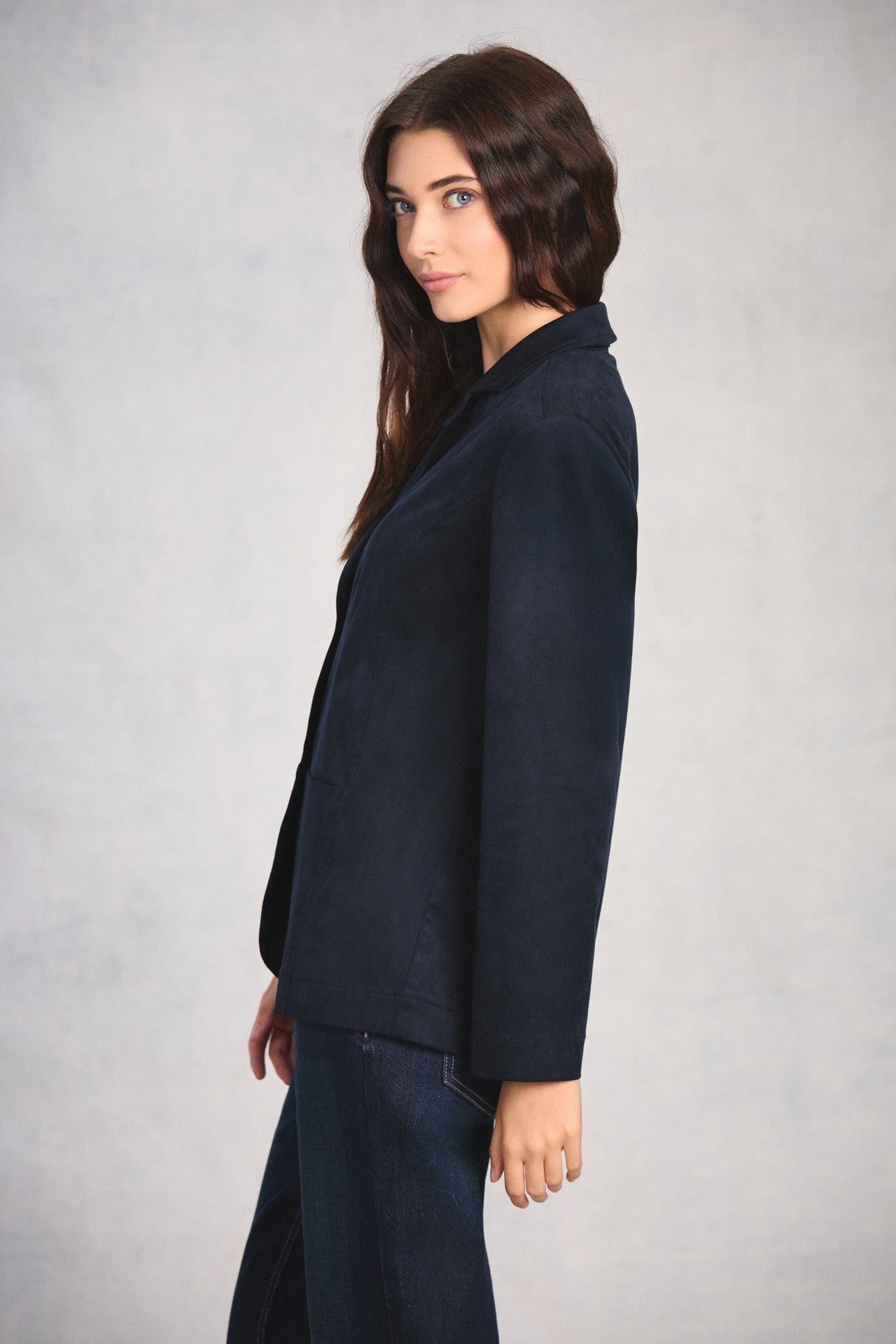 Midnight Relaxed Blazer