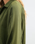Pine Cropped Dolman Sleeve Jacket