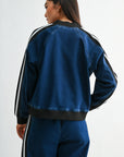 Indigo Petite Athletic Striped Denim 