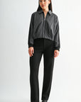 Charcoal Pinstripe Jacket
