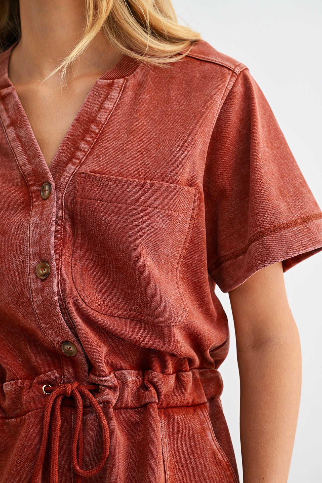 Paprika Short Sleeve Romper
