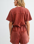 Paprika Short Sleeve Romper