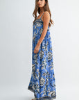 Ocean Braided Neck Maxi Dress