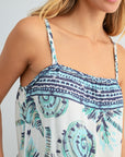 Cream Braided Neck Maxi Dress