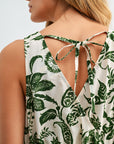 Olive Rust Multi V-Neck Jumpsuit