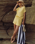 Sunshine Eyelet Tee and Welt Pocket Short