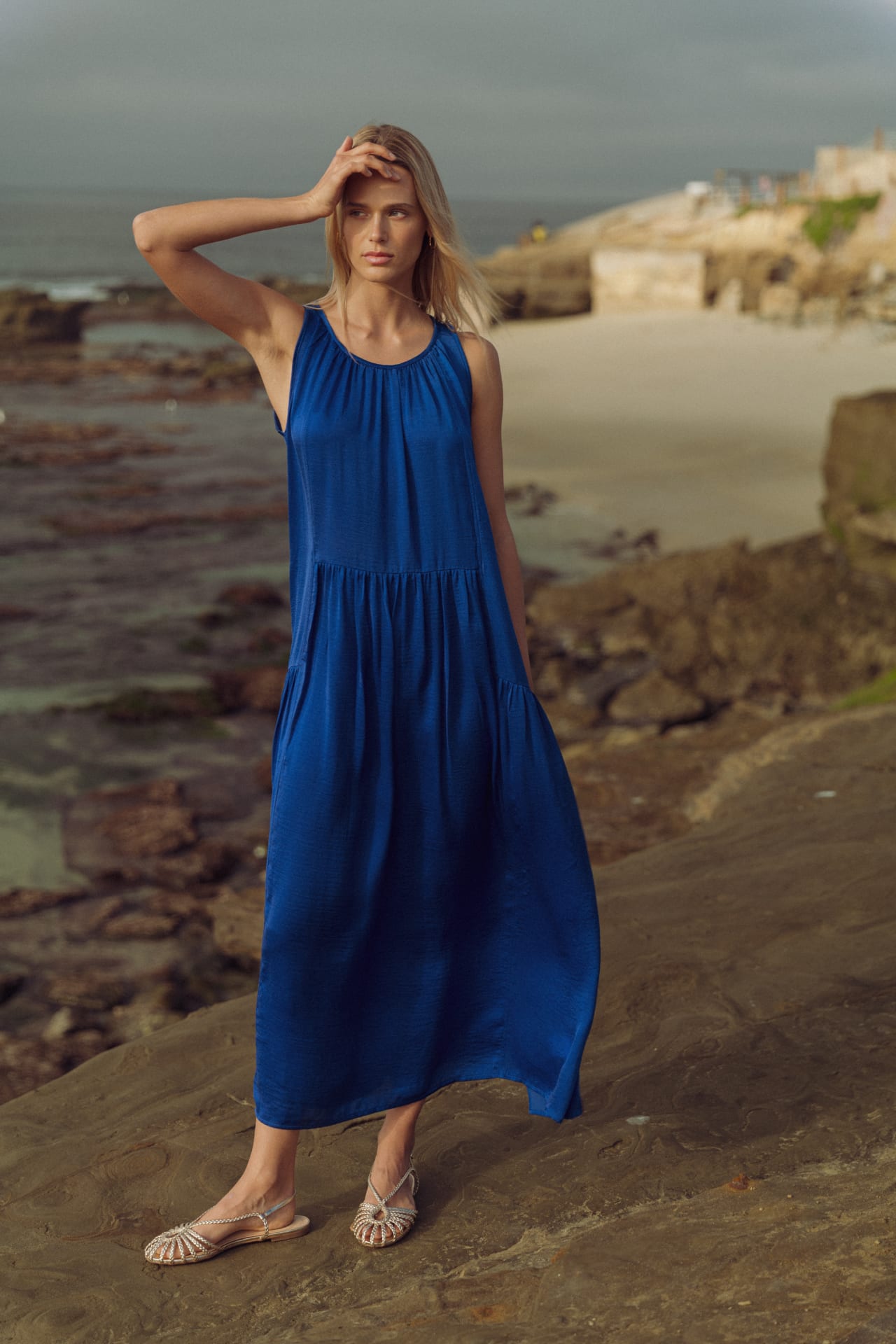 navy blue dress for baby girl Amazon.com: Women's Summer Halter Neck Dresses 2024 Sleeveless Smocked Tie  Waist Floral Flowy A Line Slim Binding Maxi Dress Blue : Clothing, Shoes &  Jewelry