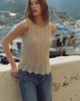 June Sleeveless Crochet Top