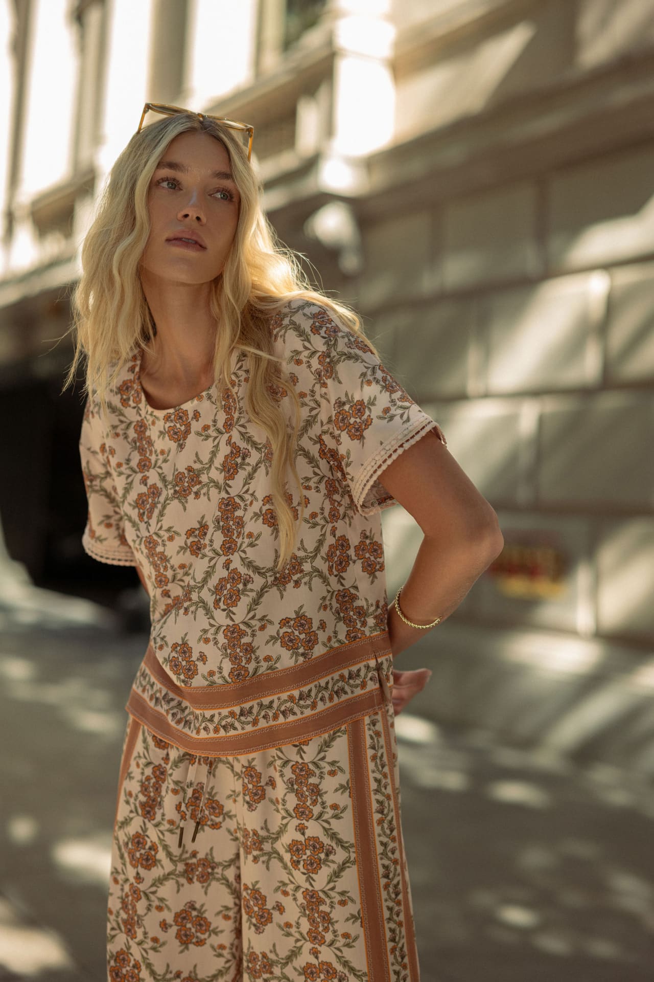 Pumice Short Sleeve Crew Neck Top