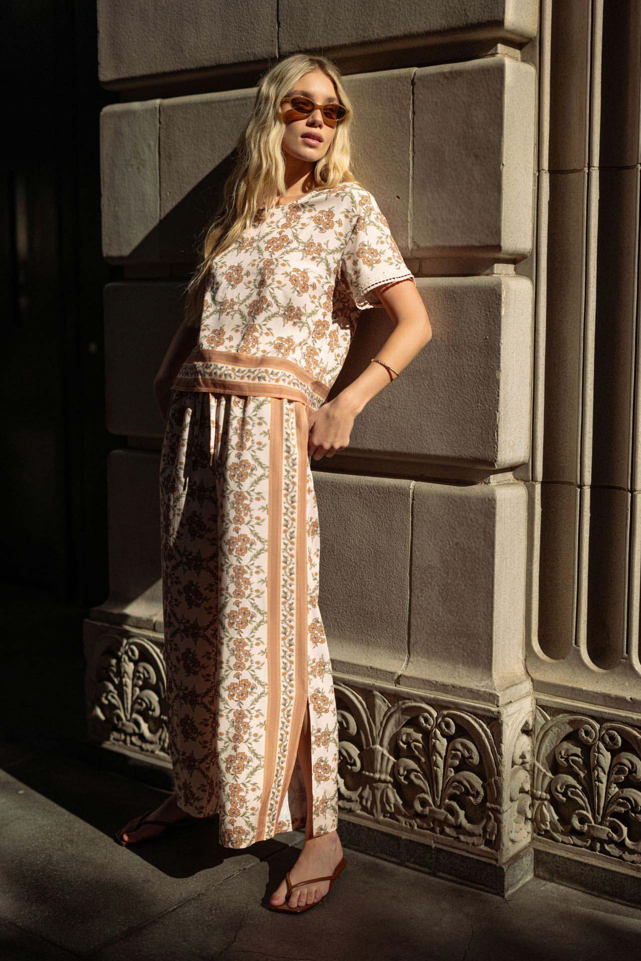 Pumice Side Slit Pant