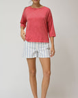 White Striped Shorts Video
