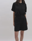 Black Relaxed Button Down Shirt and Bermuda Short Video
