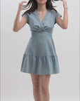 Light Indigo Denim Tiered Denim Dress Video