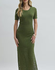 Pine Crochet Midi Dress Video
