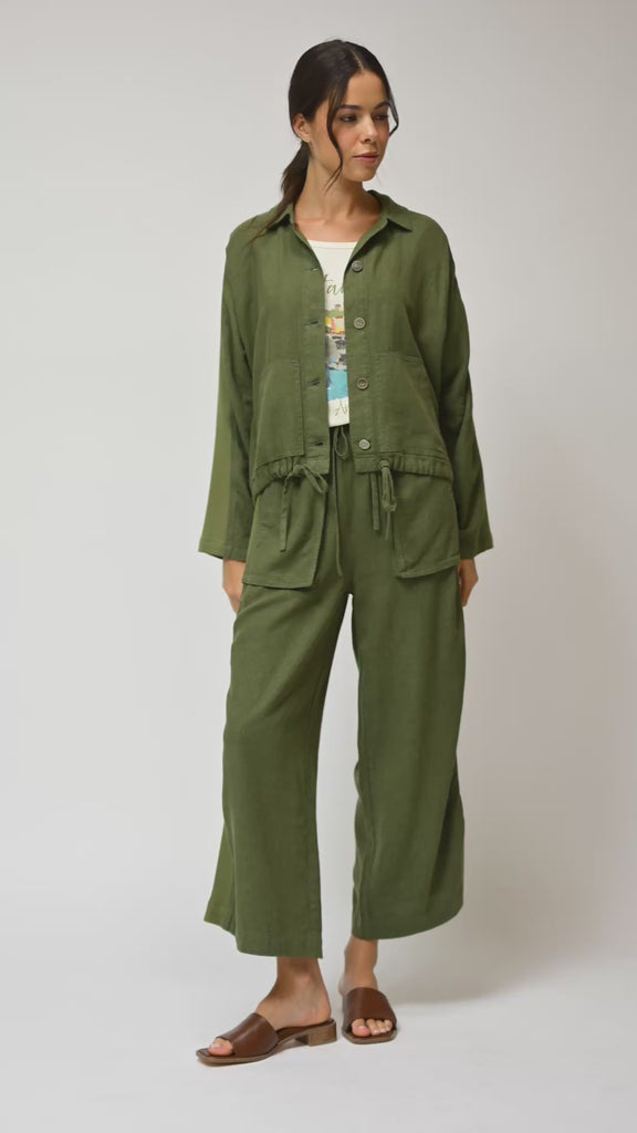 Pine Cropped Dolman Sleeve Jacket Video